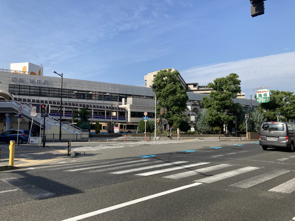 池田駅改札からの道順 川口レディースクリニック 大阪府池田市 産科・婦人科